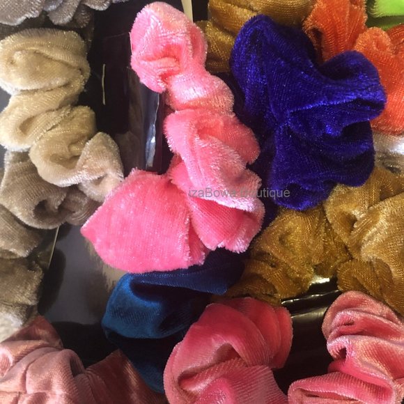 Random Velvet Scrunchie  HANDCRAFTED   (women's) - Picture 2 of 2
